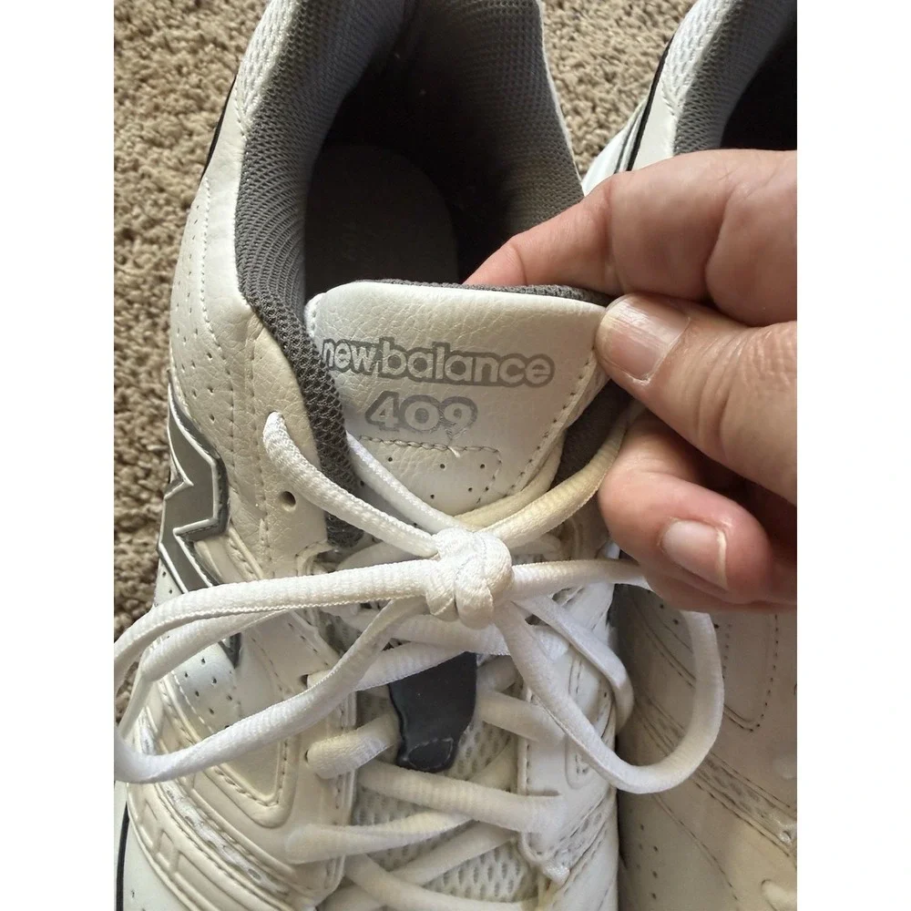 New Balance 409 Mens Sneakers Tennis Shoes White Gray Size 14 Grandpa MX409WG